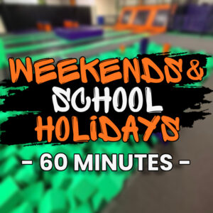 60-Minute Weekend and School Holidays 5+Yrs Bounce Pass 🎉
