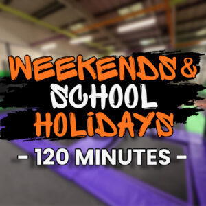 120-Minute Toddler + Adult Weekend and School Holidays Bounce Pass🏰