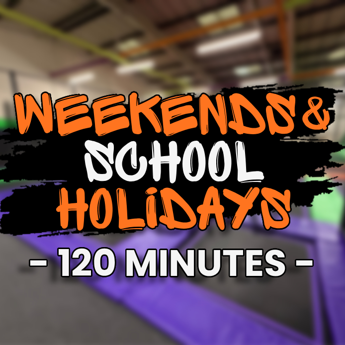 120-Minute Toddler + Adult Weekend and School Holidays Bounce Pass🏰